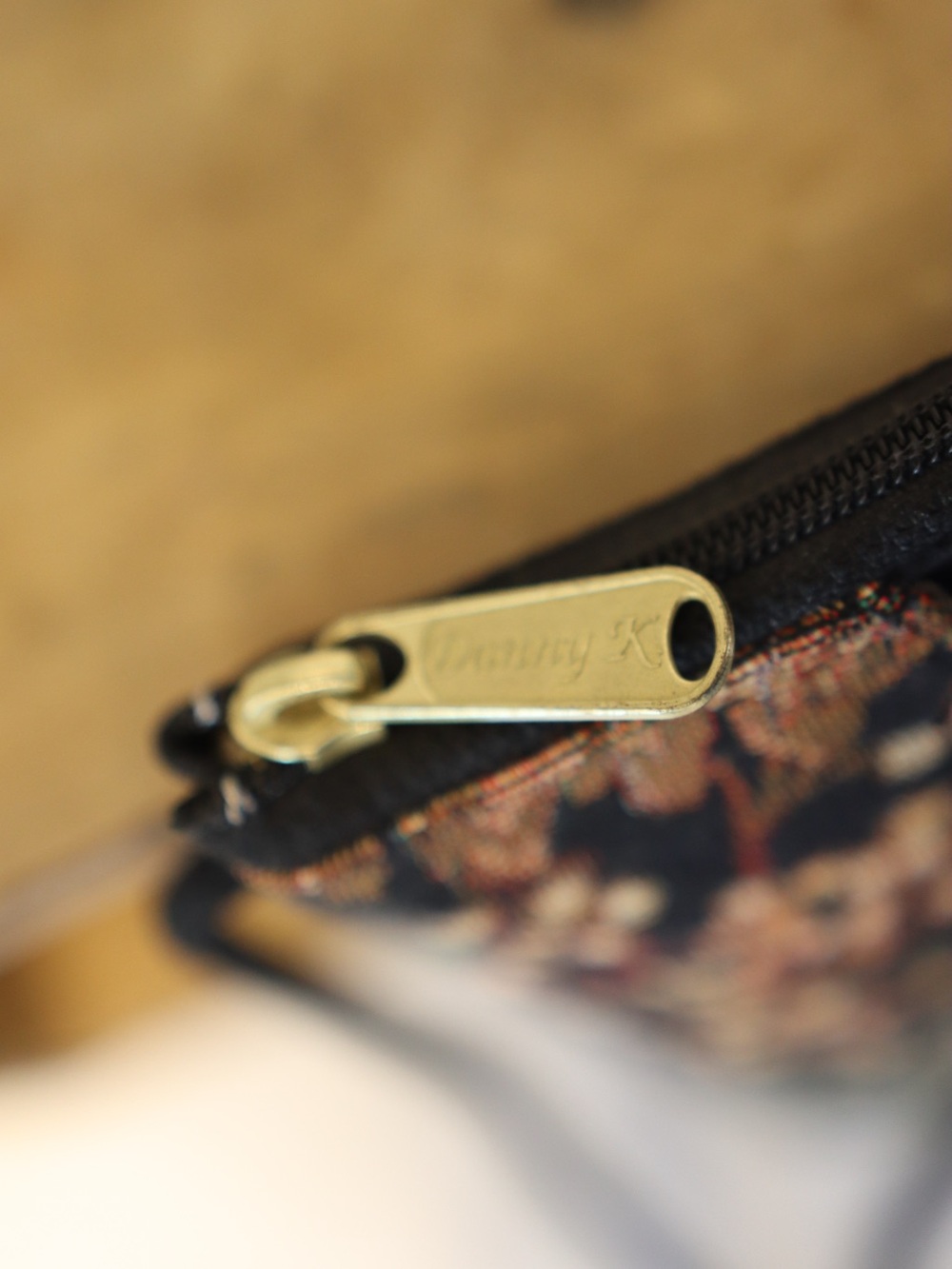 Danny K. Floral Tapestry Crossbody Bag in Black and Green - Picture 2 of 5